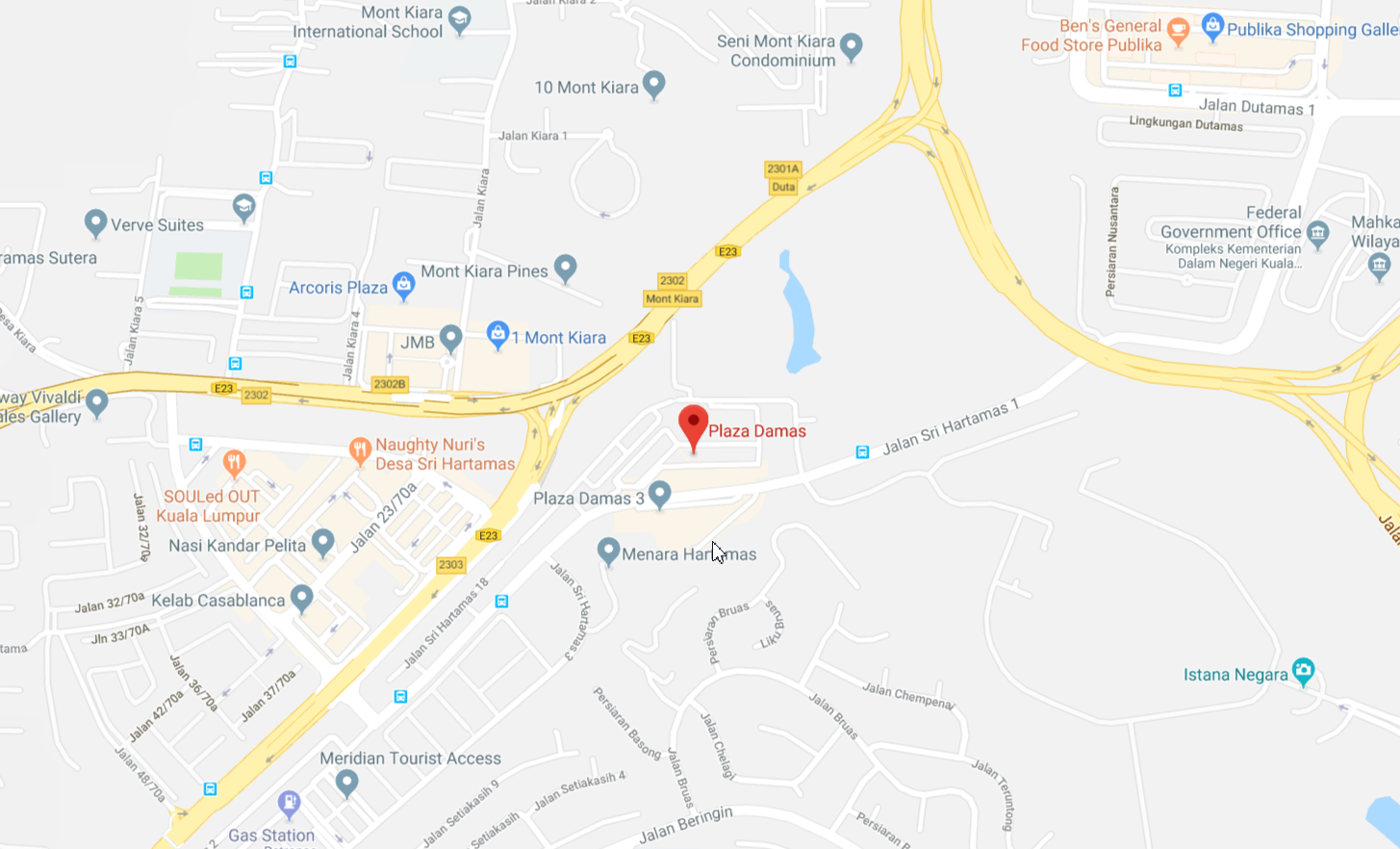 map location
